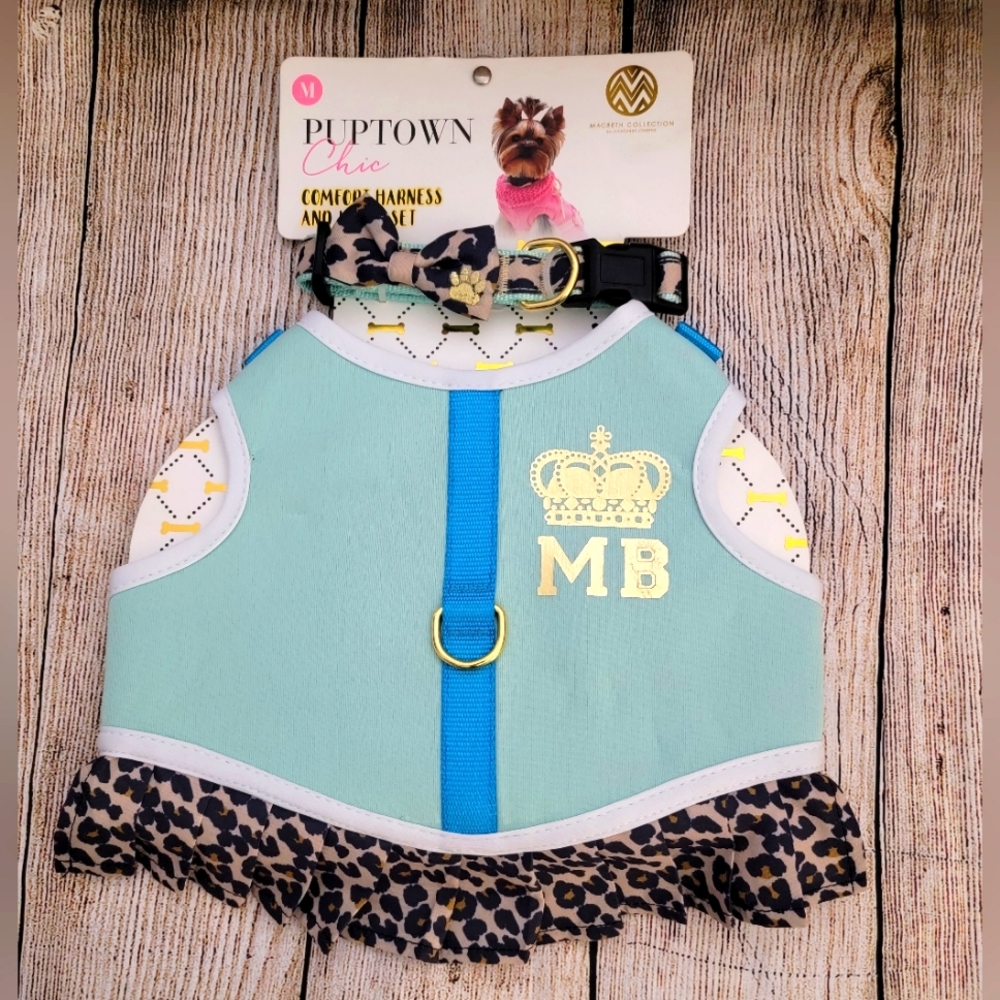 PUPTOWN Harness and Leash Set